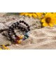 Amber teething bracelet - Gemstone - Topaz - semi precious stones 